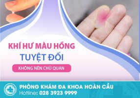 Khí hư màu hồng tuyệt đối không nên chủ quan